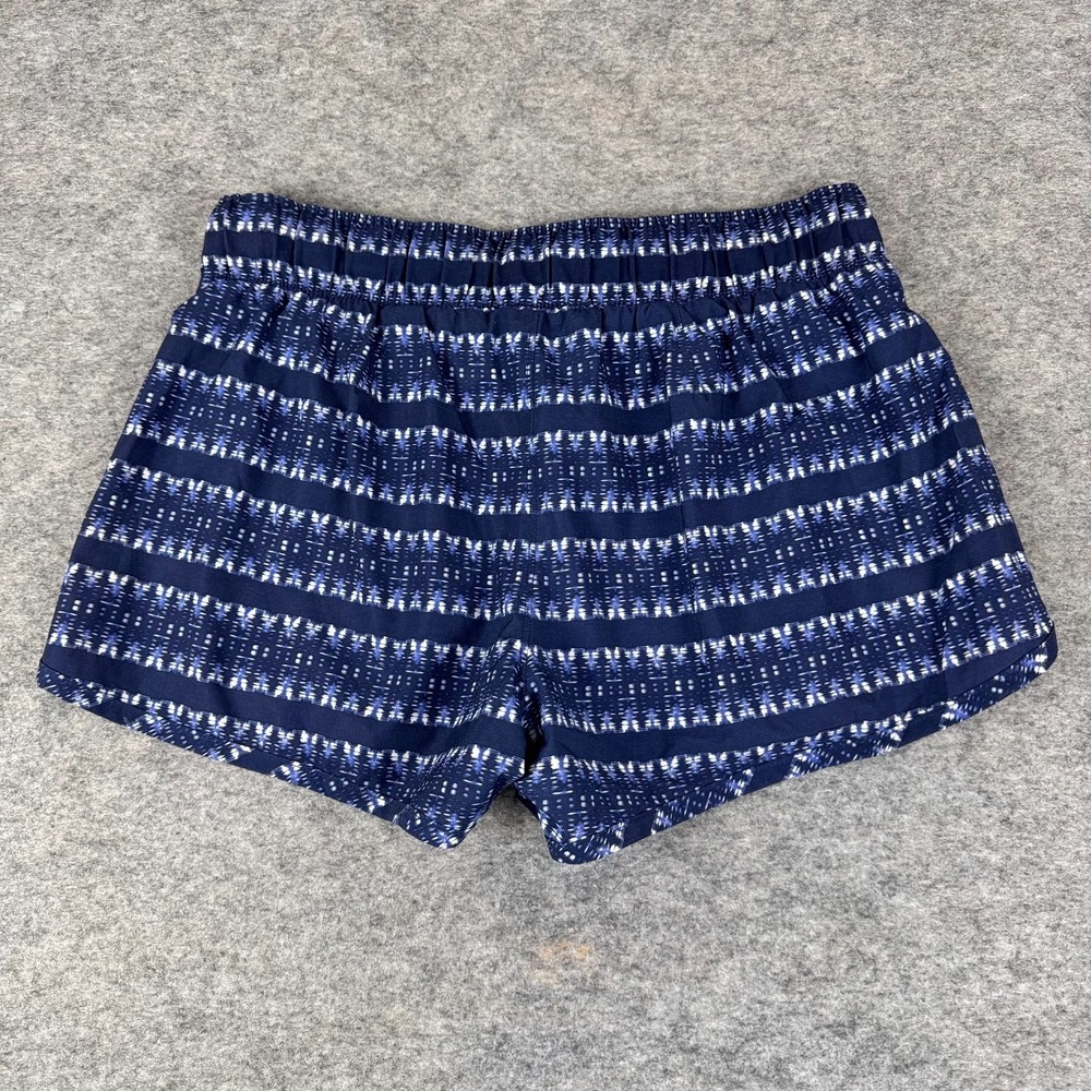 Athleta Ikat Stripe Sway Shorts 3" Zip Pockets 213026 Blue Womens XS - Picture 6 of 11